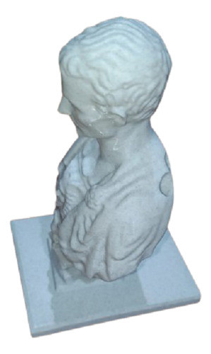 Portalápices 3d Mendoza Busto Julio César Mármol 20 Cm 1