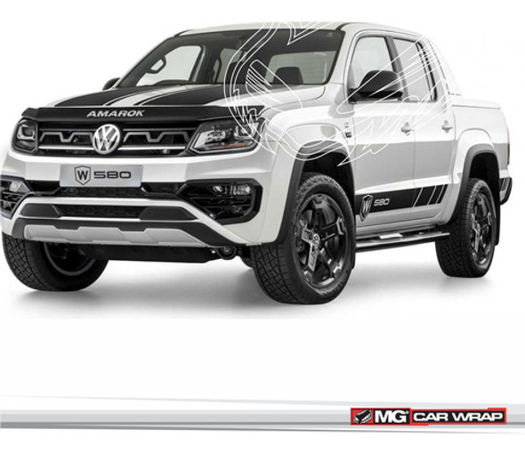 Calco Volkswagen Amarok W580  Laterales + Portón + Capot 0