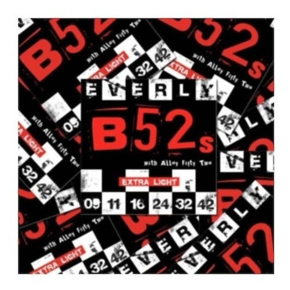 Encordado Guitarra Electrica Everly B-52s 09-42 (usa) 0