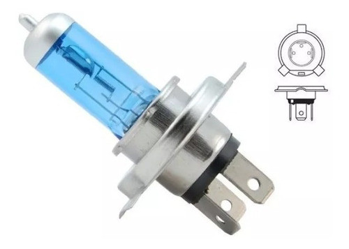 Lampada Super Branca Kia Soul Farol Baixo Alto Tipo Xenon H4 1