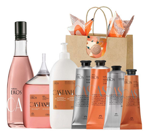 Super Rutina Kit Regalo Castaña Ekos Natura - Lvdm 0