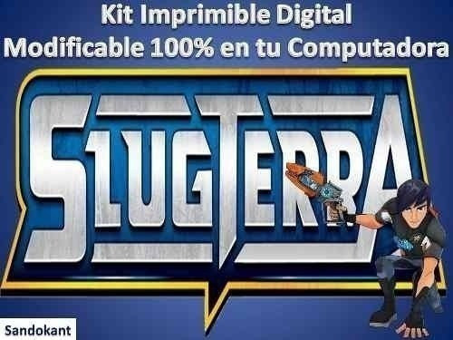Kit Imprimible   Fiesta De Bajo Terra Slug Terra 1