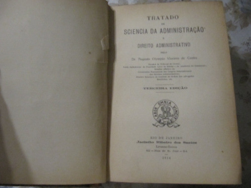 Tratado De Sciencia Da Administracao - Viveiros De Castro 1