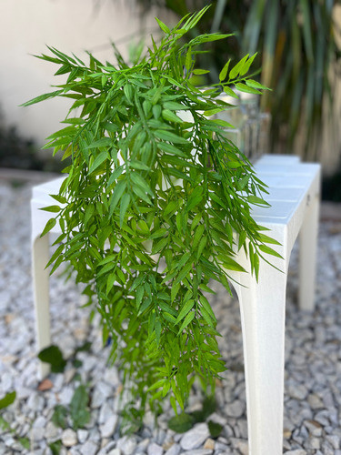 Jardin Vertical Planta Colgante Caída De Bambú Artificial 1