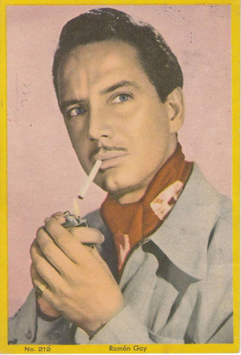 Cine Tarjeta Ramon Novarro Interes Gay Mexico Epoca De Oro 0