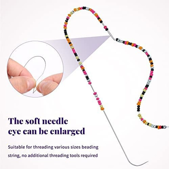 Agujas De Ojo Grande Con Mango Para Realizar Pulseras Pack 4 1