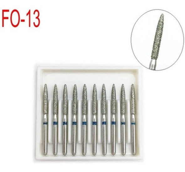 Kit Piedras Odontologicas Fo13 Troncoconica Azdent (10 Unid) 0