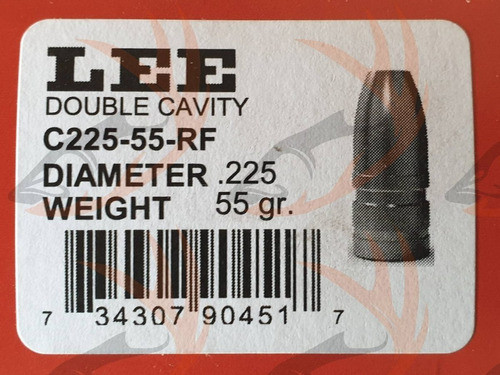 Molde Lee .225 55gn 2 Cavidades 90451 Cal 223(lyman , Rcbs) 0