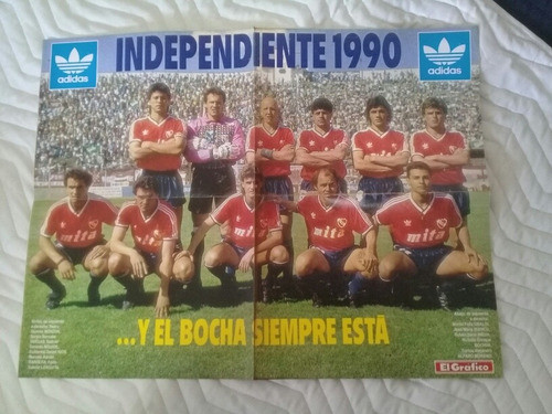 Poster Independiente 1990 - El Gráfico 0