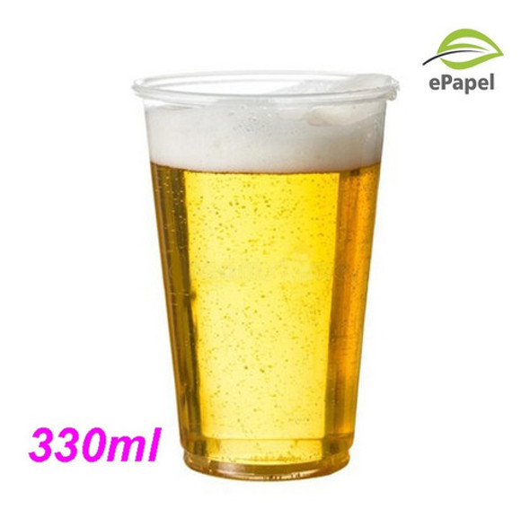 200 Copo Plástico Pp Descartável Transparente 330ml Copos 1 200 Copo Plástico Pp Descartável Transparente 330ml Copos 1