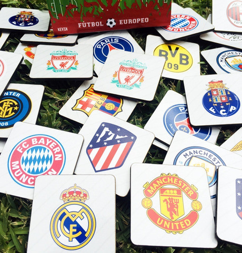 Encontra2 Juego De Memoria De Madera Futbol Europeo Kv 1