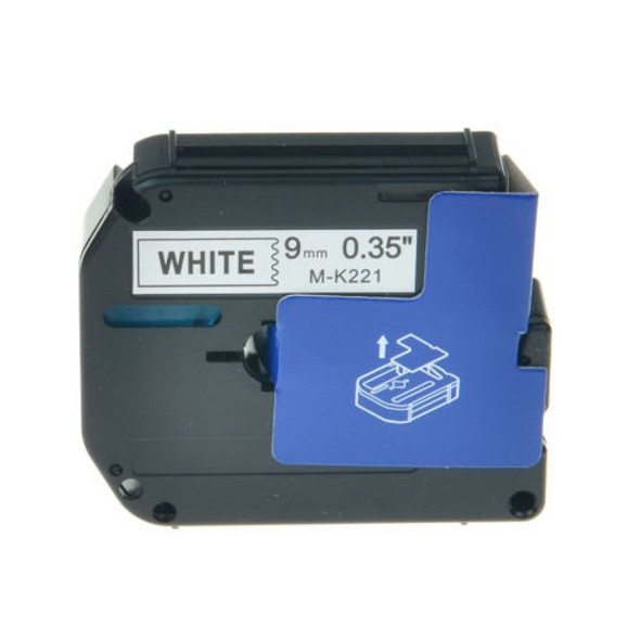 5pk M K221 Mk221 Mk-221 Negro En La Etiqueta Blanca Cinta Pa 1