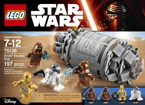 Lego 75136 Star Wars Droid Escape Pod 1