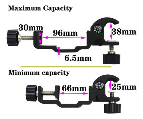 Suporte Do Coletor De Dados Com Braçadeira De Poste Rtk 1