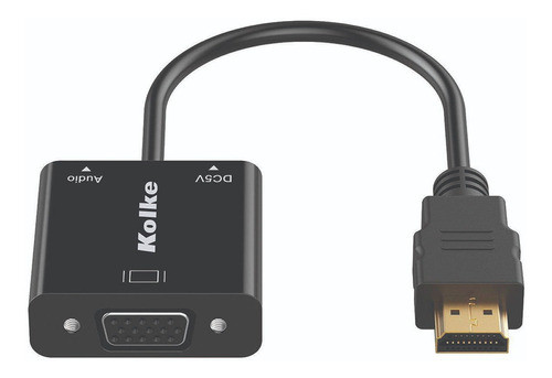 Kolke Conversor Hdmi A Vga Kca-429 Con Audio 0