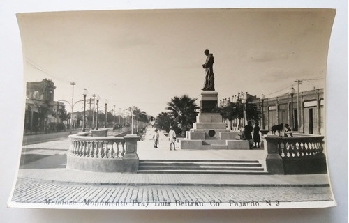 Antigua Postal Monumento Fray Luis Beltran Mendoza Fajardo 9 0