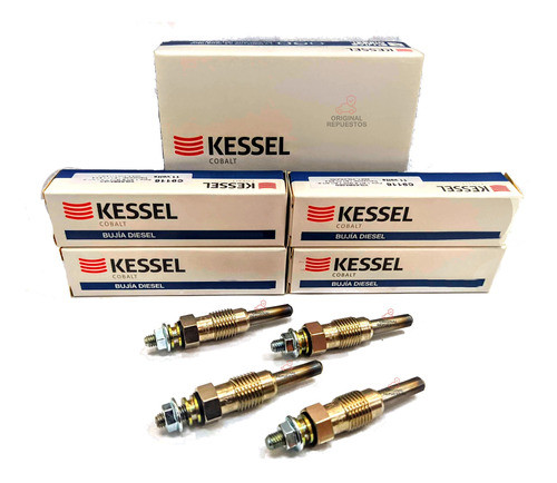 Kit X4 Bujias Pre Calentadoras  Vw Caddy 1.9 Diesel 0