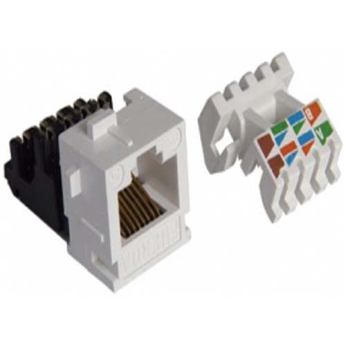 Jack Rj45 Cat5e Blanco X 1 Unidad Dracma 1