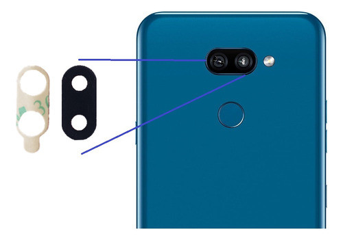 Vidrio De Camara Trasera Repuesto Para LG K40s 0