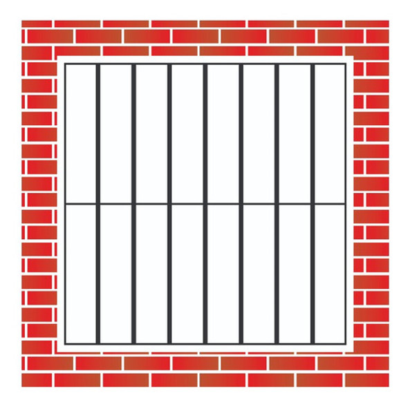 Reja Para Ventana Varillas 14 Mm Muy Seguras Y Económicas 0
