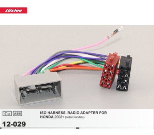 Ficha Adaptador Estereo Honda City Fit Accord Arnes 1