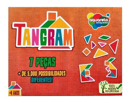 Brinquedo Educativo Em Madeira Jogo Tangram 0