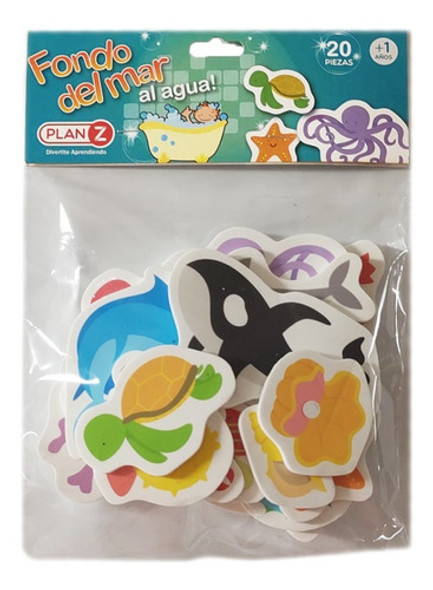 Fondo De Mar Al Agua Para Jugar En La Bañera 20 Piezas 0