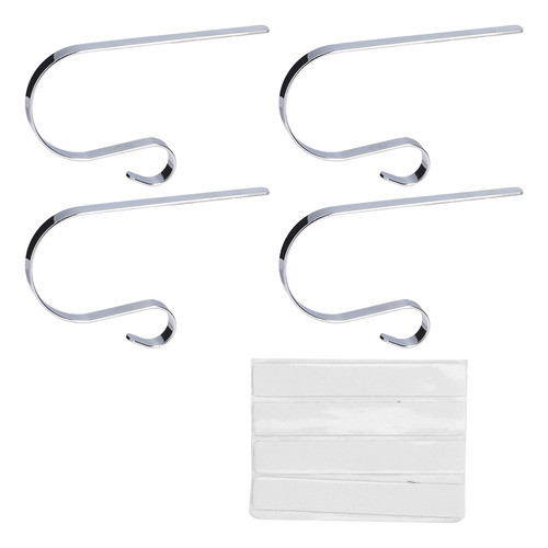 4 Peças De Porta-meias De Natal, Ganchos De Cabide De Lareir 0