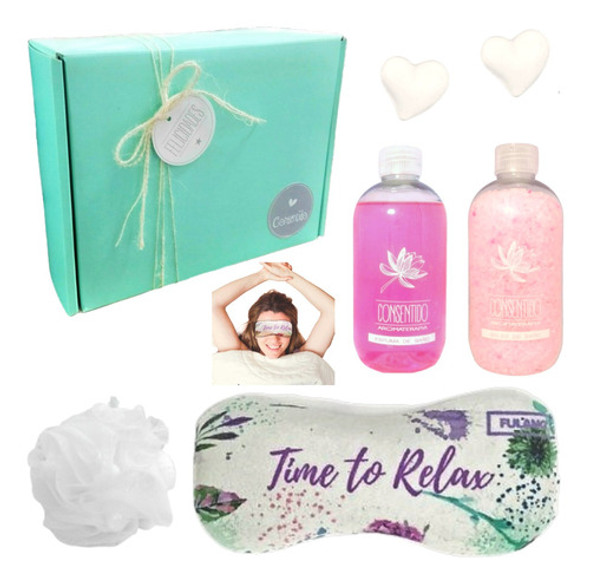 Regalo Gift Empresarial Relax Aroma Rosas Kit Set Zen N32 0