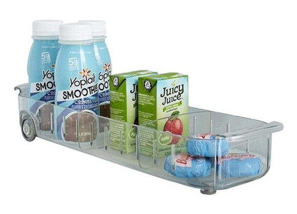 Cesto Organizador Transparente Con Ruedas Buho Store 0