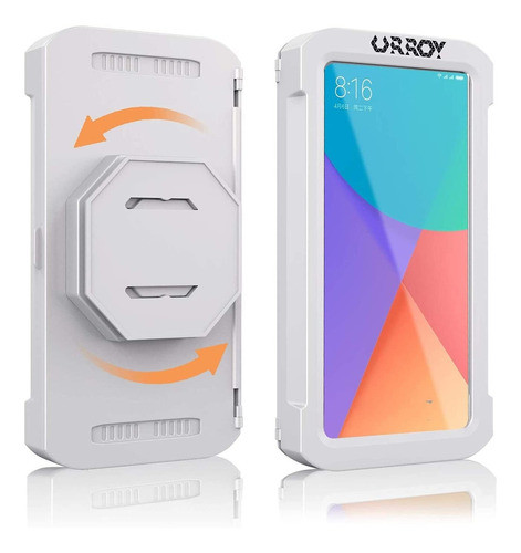 Soporte Para Telefono De Ducha, Alta Densidad (color Blanco) 0
