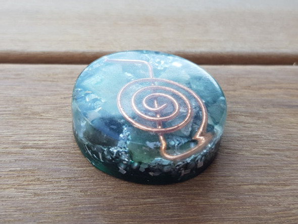 Orgonite De Bolso Cho Ku Rei Com Quartzo Verde 1