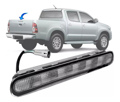 Faro Porton  3a Luz Stop Cristal Toyota Hilux 2012 Al 2015 1