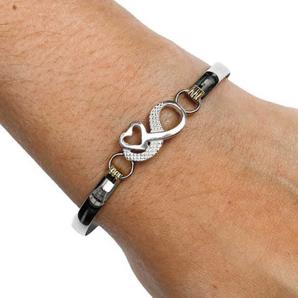 Pulsera Plata Y Oro Esclava Infinito - Mujer Regalo 0