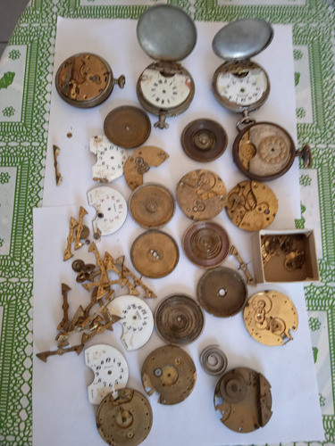 Lote De Relojes Antiguos 8 Día Varias Marcas 1