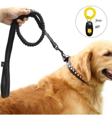 Reflexivo Que No Tire Perro Correa Bungee Lleva Anti Choque 0