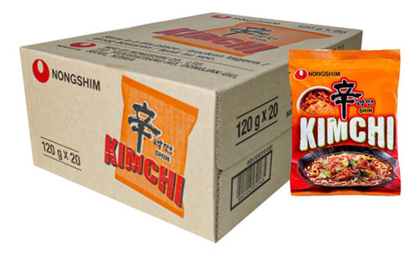 Lamen Coreano Kimchi Super Apimentado Kpop Miojo 20x Hachi8 0