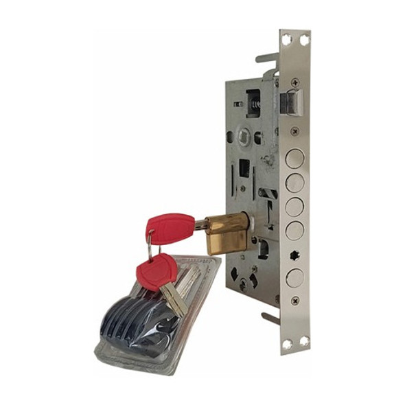 Cerradura Multipunto Semiblindada + Cilindro De 9cm 5 Llaves 0