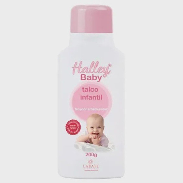 Talco Infantil Halley Baby (rosa) 200 G 0