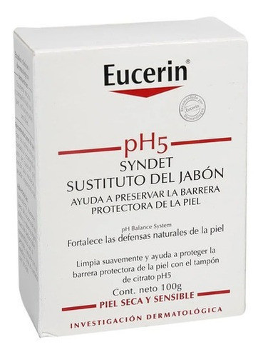 Eucerin Ph5 Syndet Jabón X 100g Barra Limpiadora 1