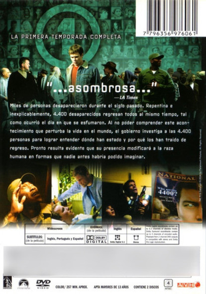 Los 4400 - Temporada 1 Completa - 2 Dvds Originales 1