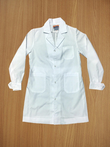 Guardapolvo Escolar Blanco Recto Talle 16 0