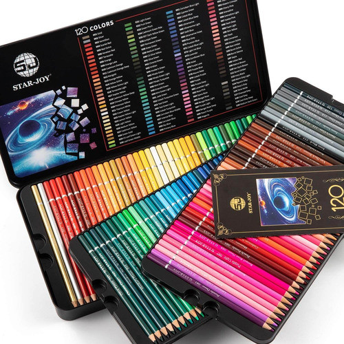 Caja Con 120 Lapices De Colores Para Colorear | Profesional 1