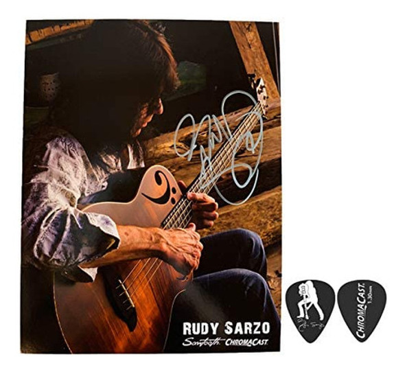 Paquete De 30 Púas De Guitarra Chromacast Rudy Sarzo De 1,30 0