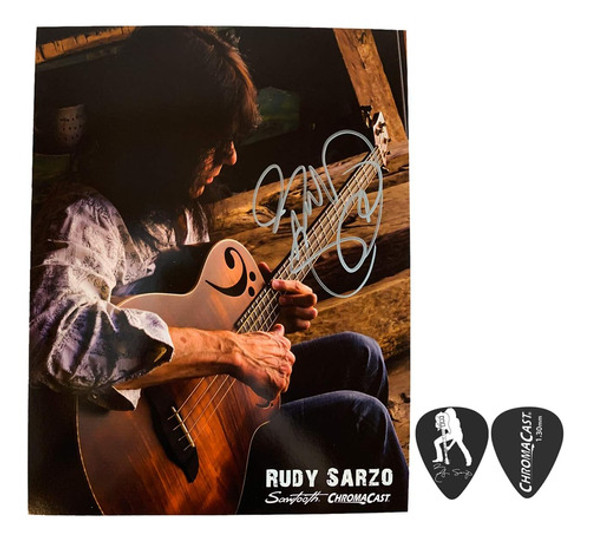 Paquete De 30 Púas De Guitarra Chromacast Rudy Sarzo De 1,30 0