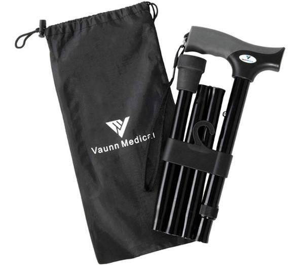 Baston Plegable De Aluminio, Regulable En Altura 33 A 37 0