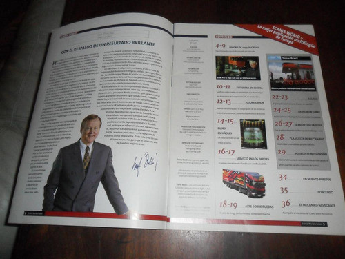 Revista Scania World Febrero 2000 Camion Transporte 1