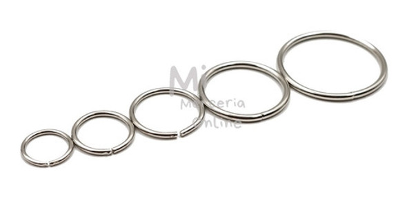 Argolla De Metal De 41 Mm + 6 Mm Grosor X 25 Unidades 1