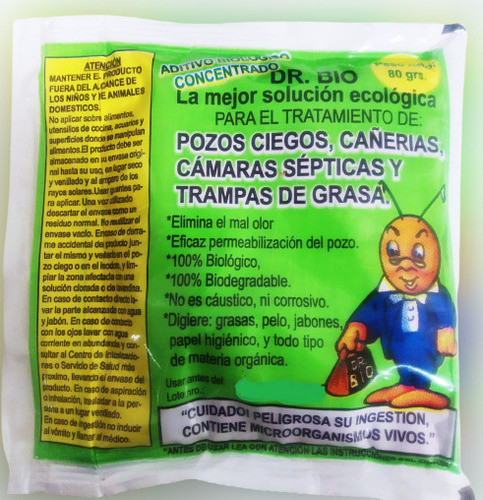 Dr Bio Destapacañerias Pozos Ciegos Envió Todo País X 10 Un 1