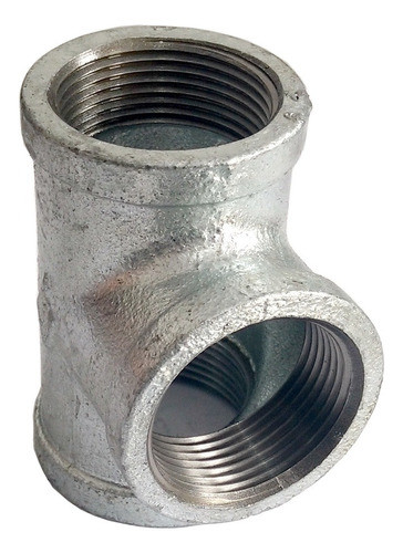 Tee 90 Galvanizada Resca Femea Bsp - 3/8 Polegada 1